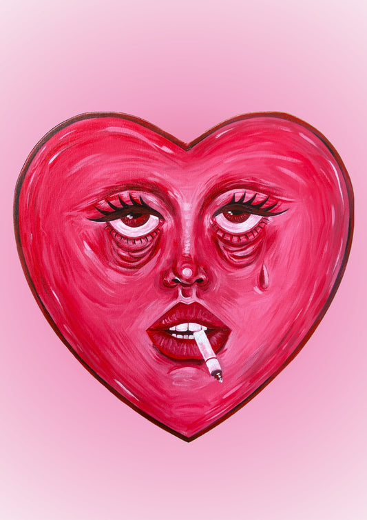 A4 Print of 'Heartache'